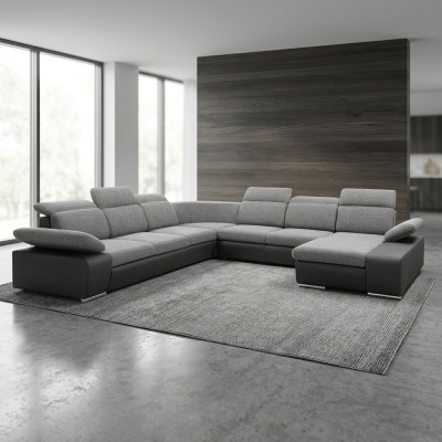 Canapé d'angle en forme de U Canapé d'angle avec fonction de couchage Canapé d'angle paysager Canapé Canapé neuf