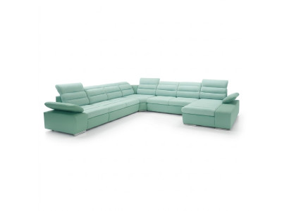 Canapé d'angle en forme de U Canapé d'angle avec fonction de sommeil Paysage de vie Canapé Sofa Canapés Canapés