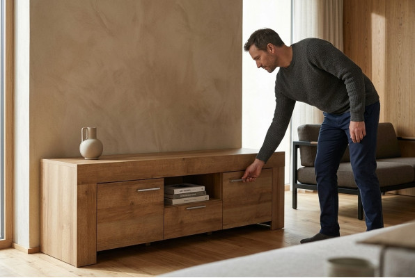 Meuble TV Buffet Armoire Commode Armoire Commode Meuble Bas Étagère TV Télévision Neuf