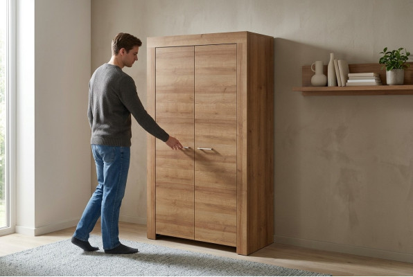 Étagères polyvalentes 110 cm Armoire Étagère Rangement Penderie Portemanteau nouveau
