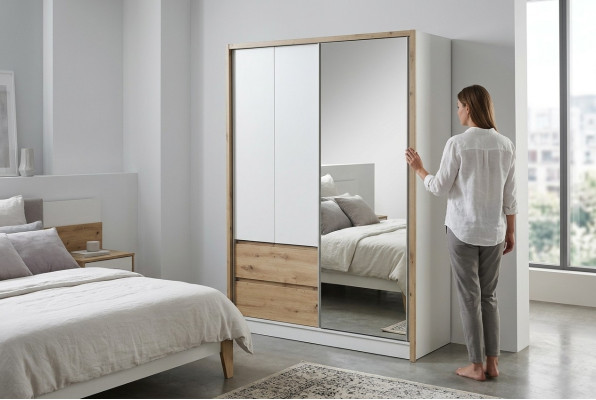 Étagère polyvalente Armoire Étagère Rangement Armoire Portemanteau neuf 180cm