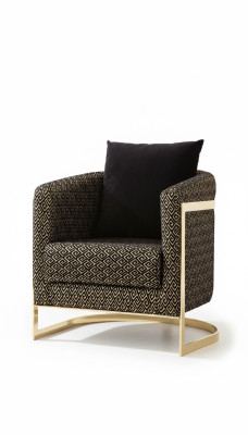 Fauteuil moderne monoplace Designer Monoplace Salle de séjour Fauteuil de luxe Mobilier neuf