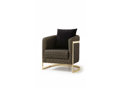 Fauteuil moderne monoplace Designer Monoplace Salle de séjour Fauteuil de luxe Mobilier neuf
