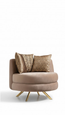 Fauteuil meubles design de luxe Style classique Textile Salon Lounge nouveau