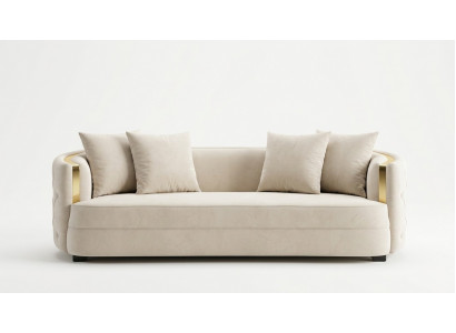 Canapé 3 places Meubles Tissu Canapés Trois places Design de luxe Salon Style moderne