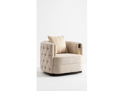 Salon Fauteuil de luxe moderne design Chesterfield 1 place mobilier italien