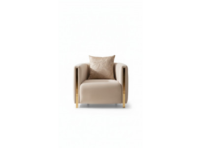 Tapisserie de fauteuil, canapé design 2 places Fauteuil relax Lounge en tissu de luxe Salon