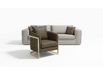 Ensemble de canapé 3+3 Places Fauteuil Canapés Ensemble de luxe en velours