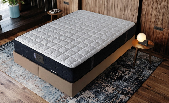 Matelas orthopédique King Queen Size 90x200 de haute qualité pour chambre.