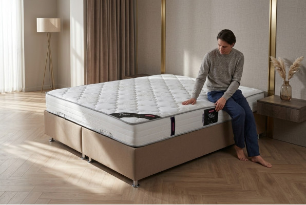 Matelas orthopédique King Queen Size 120x200 de haute qualité 28cm double