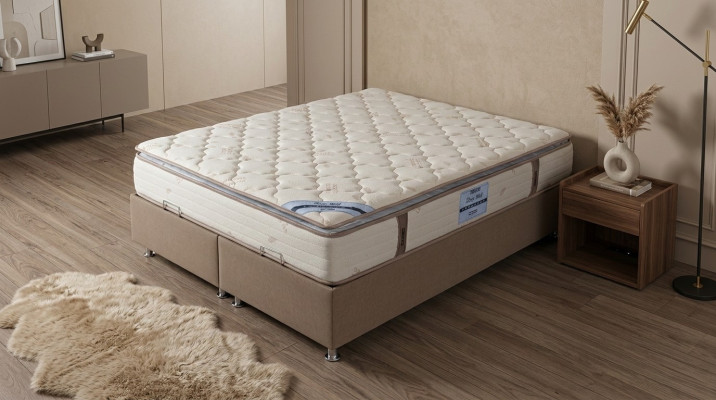 Matelas orthopédique King Queen Size 150x200 de haute qualité 24cm double
