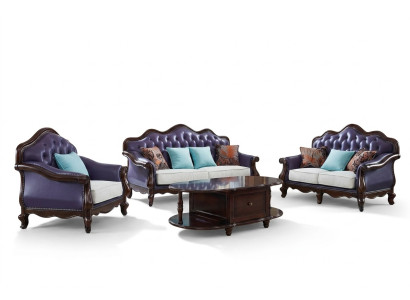 Ensemble de canapés de luxe 3+2+1 places  Canapés classiques pour le salon Sofas Couches