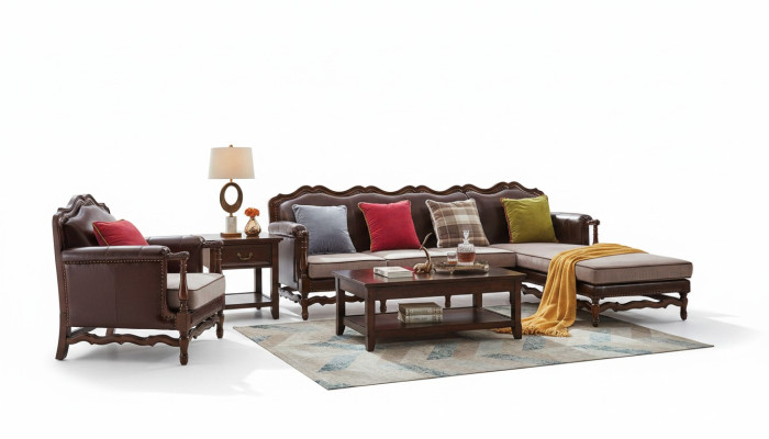 Amerika Möbel 1800 Kolonialstil Wohnzimmermöbel Sofa Set