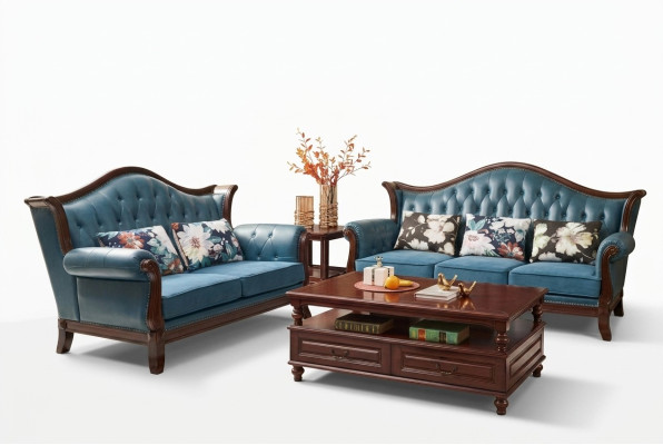 Ensemble de canapés 3+2 places Ensemble de canapés Canapé Fauteuil en cuir de luxe