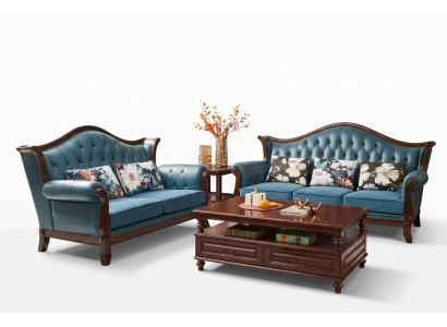 Ensemble de canapés 3+2 places Ensemble de canapés Canapé Fauteuil en cuir de luxe