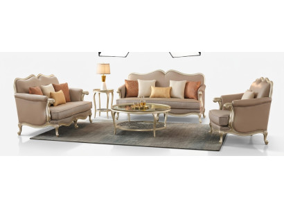 Table basse de luxe Table ronde Meubles d'hôtel Mobilier Tables Or