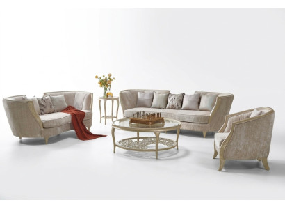 Mobiliers d'hôtel Ensemble de canapés Canapé en tissu Classique Canapé R 321