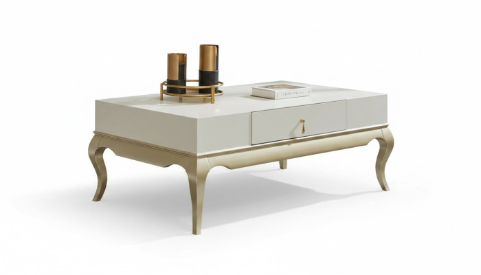 Table basse Table d'appoint Table basse de salon Bois Table basse en bois blanc