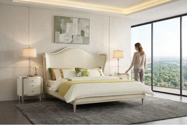 Lits doubles Lit Lit Blanc Lit Moderne Cadre de lit Lits Cadre de lit