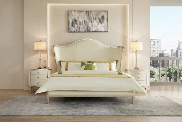 Lits doubles Lit Lit Blanc Lit Moderne Cadre de lit Lits Cadre de lit
