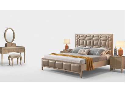 Rembourrage Beige Lit Double Lits Lits Lit double Chambre