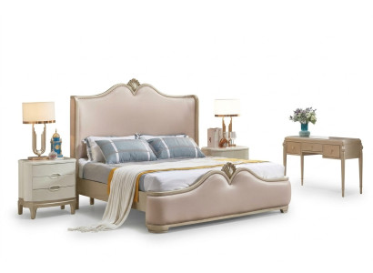 Cadre de lit Lits Lit double Cadre de lit beige Mobilier de lit Lits doubles