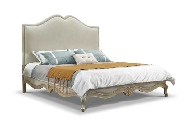 Cadre de lit cadre de lit double lit de luxe lits en bois lits beiges lits doubles hôtel