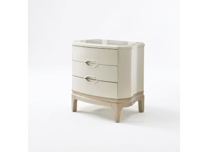 Table de chevet moderne Table d'appoint Blanche Chevet Design console de nuit