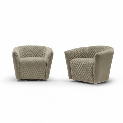 Fauteuil Siège Place Design Salon Rembourrage Bois Rembourrage Moderne Luxe Gris neuf