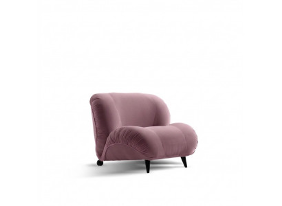 Fauteuil une place de luxe rembourré Mobilier Salon Fauteuil une place en tissu Lounge