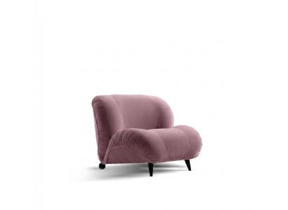 Fauteuil une place de luxe rembourré Mobilier Salon Fauteuil une place en tissu Lounge