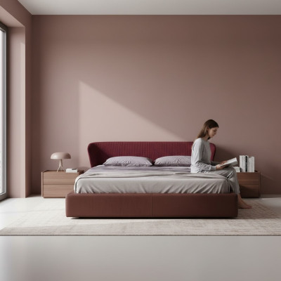 Design de lit Lits de luxe Mobilier de chambre Prianera Meubles italiens