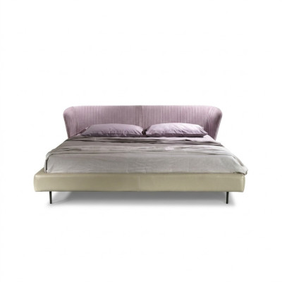 Conception de lit rose Lits de luxe Mobilier moderne italien Chambre Prianera