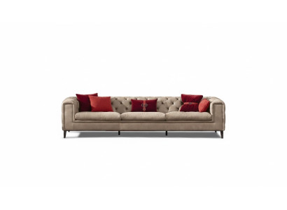 Canapé 4 places en cuir canapés de luxe Designer Luxe Chesterfield neuf.nioiiiii