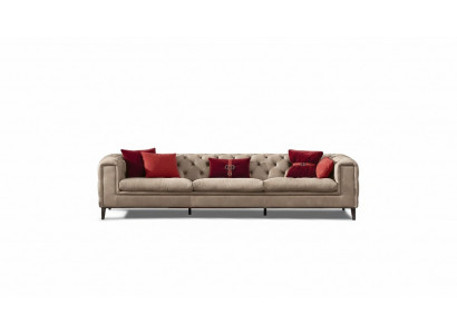 Canapé 4 places en cuir canapés de luxe Designer Luxe Chesterfield neuf.nioiiiii