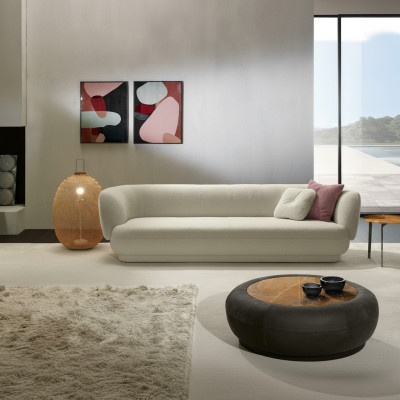 Canapé trois places de luxe blanc 3 places Design de canapé moderne Mobilier design Couchages