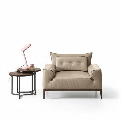 Fauteuil Siège Design Moderne Cuir Moderne 1 Place Style Relax Meuble de Luxe neuf