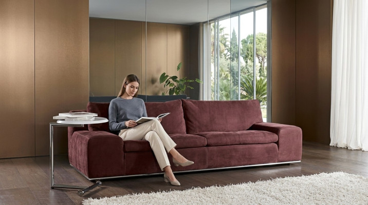 Canapé 3 places Canapé moderne Revêtement de canapé Design Canapé trois places Assise Prianera