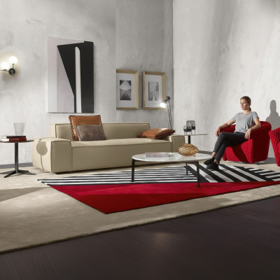 Ensemble de canapés Sofa Luxury Suite Canapés Fauteuil 311 places Ensemble moderne Beige de design