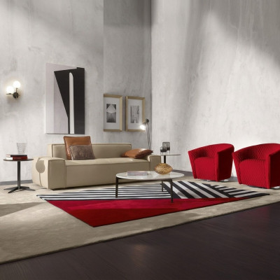 Ensemble de canapés Sofa Luxury Suite Canapés Fauteuil 311 places Ensemble moderne Beige de design