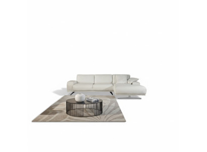 Canapé d'angle en L de luxe Meubles de salon Design de canapé Blanc Nouveauté en mobilier italien