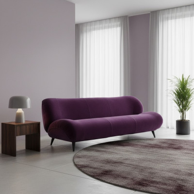 Prianera Canapé de luxe 3 places Canapés Siège Tissu Design Canapé Mobilier Style Textile Nouveau