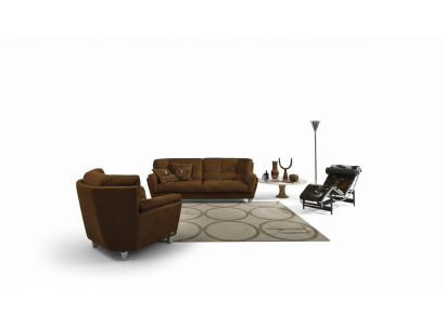 Ensemble de canapés de luxe 3+1 places Fauteuil Canapés en cuir pour salon nouveau