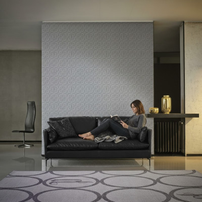 Canapé 3 places Canapé Siège Design Canapé Trois Places Mobilier de Luxe Style Cuir Prianera