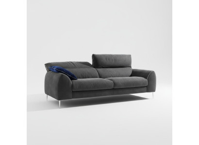 Canapé trois places Canapés 3 places Tapisserie Meubles Prianera Textile de luxe Canapés gris