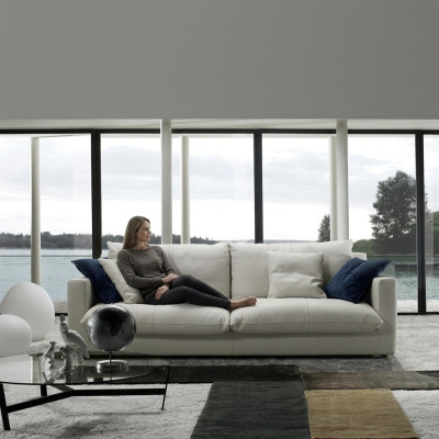 Trois places canapé de luxe canapé 3 places siège cuir design canapé meubles style Prianera