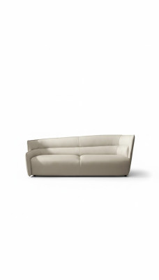 Canapé 3 places Canapé en cuir blanc Mobilier de salon Sofas Canapé italien Prianera
