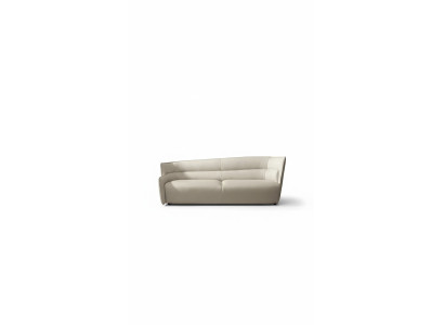 Canapé 3 places Canapé en cuir blanc Mobilier de salon Sofas Canapé italien Prianera