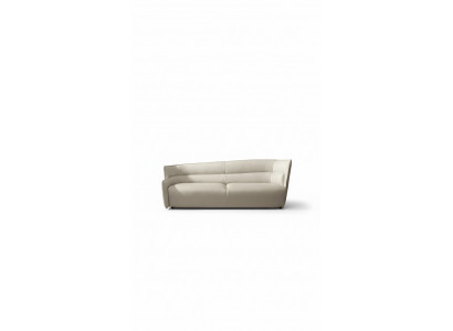 Canapé 3 places Canapé en cuir blanc Mobilier de salon Sofas Canapé italien Prianera