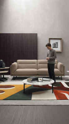 Canapé trois places de luxe Canapés 3 places Mobilier moderne Canapés Beige
